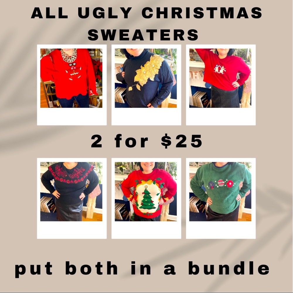 All my Ugly Christmas Sweaters are 💥2/$25💥